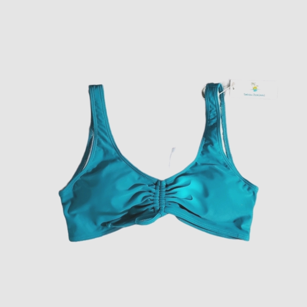 Beachsissi Bra-style Teal Bikini Top Large